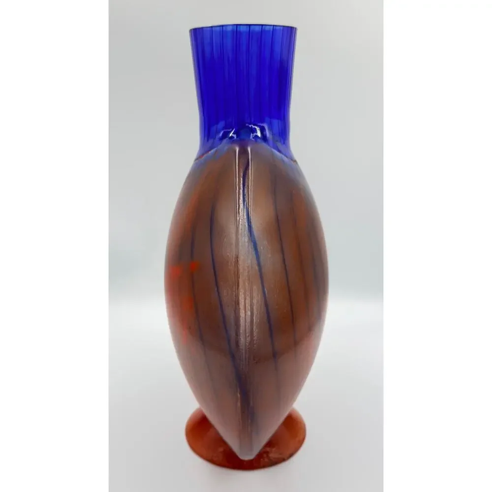 Kosta Boda Studio Art Glass by Kjell Engman Signed Vase 